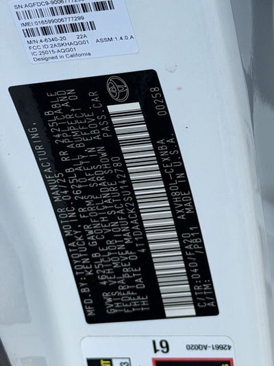 2025 Toyota CAMRY LE