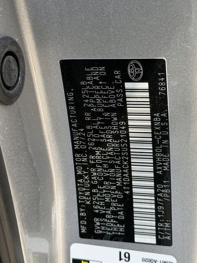 2025 Toyota Camry LE