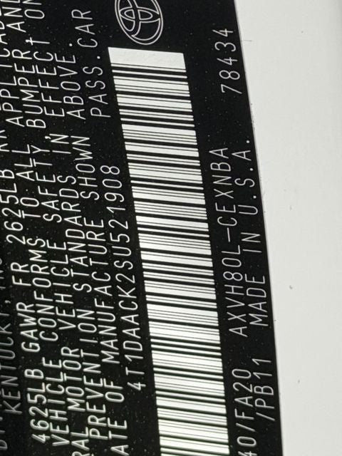 2025 Toyota CAMRY LE