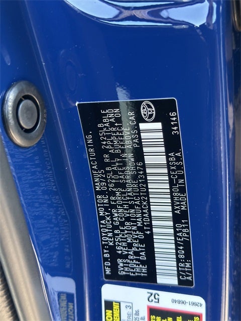 2026 Toyota Camry SE