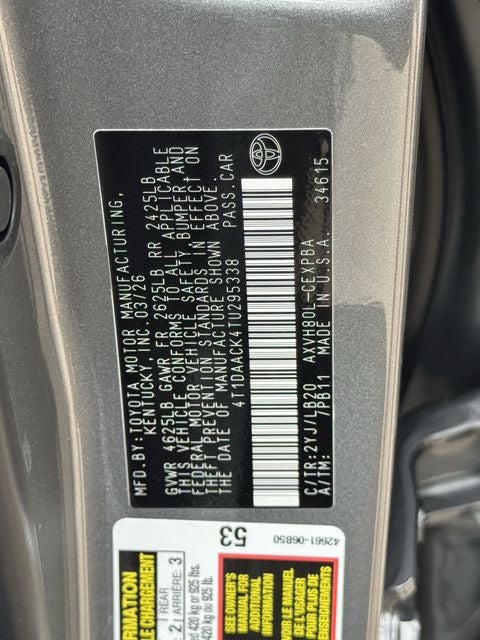 2026 Toyota Camry XSE