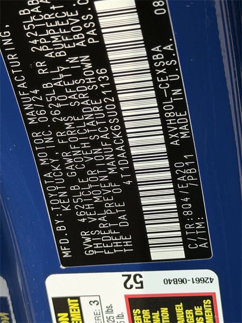 2025 Toyota CAMRY SE