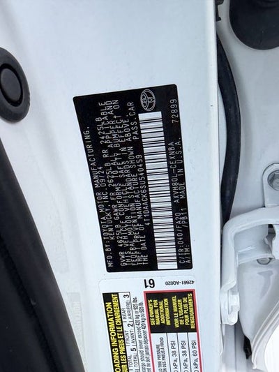 2025 Toyota CAMRY LE