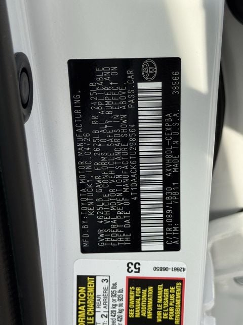 2026 Toyota Camry XSE