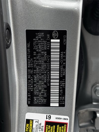 2025 Toyota CAMRY LE