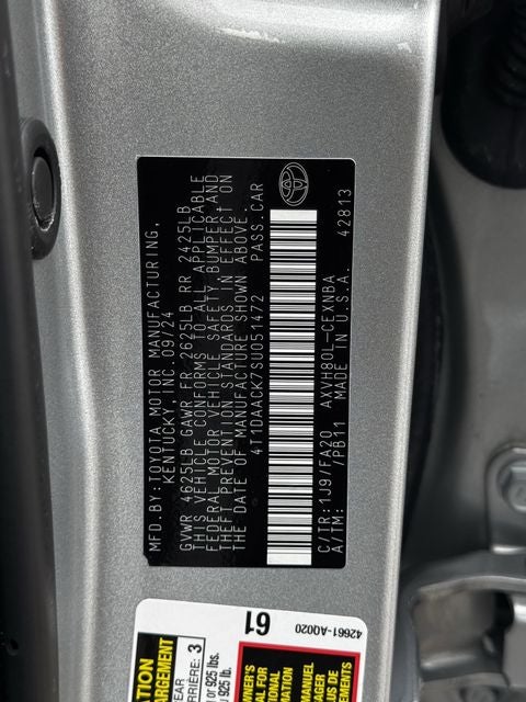 2025 Toyota CAMRY LE