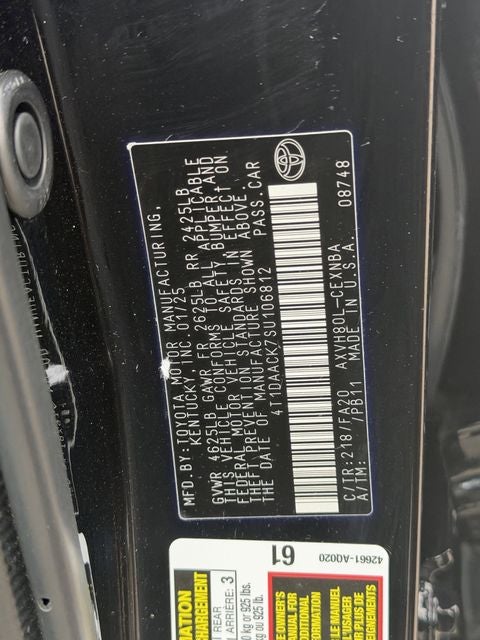 2025 Toyota CAMRY LE