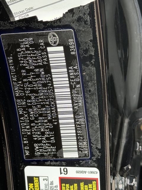 2025 Toyota CAMRY LE