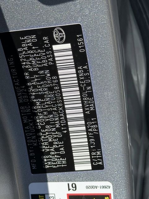 2025 Toyota CAMRY LE