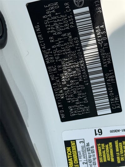 2025 Toyota CAMRY LE