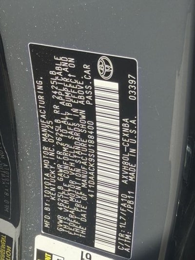 2025 Toyota Camry LE