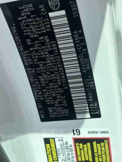 2026 Toyota Camry LE