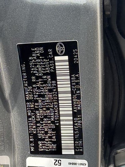 2026 Toyota Camry SE
