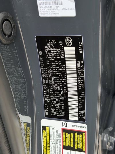 2026 Toyota CAMRY LE