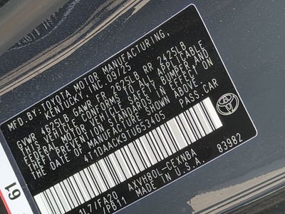 2026 Toyota CAMRY LE