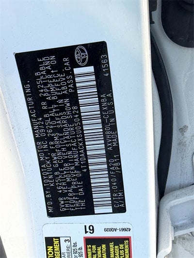 2025 Toyota CAMRY LE