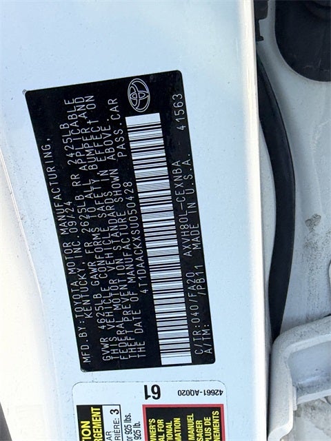 2025 Toyota CAMRY LE