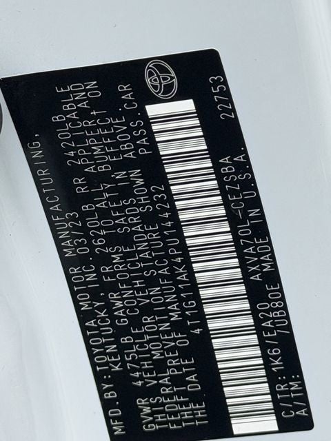 2023 Toyota CAMRY SE