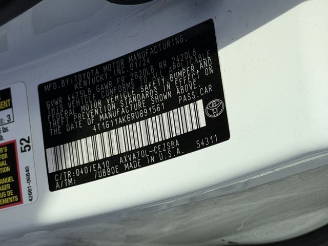 2024 Toyota CAMRY SE