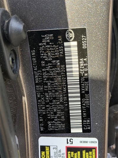 2024 Toyota CAMRY LE