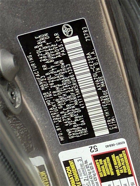 2024 Toyota CAMRY SE