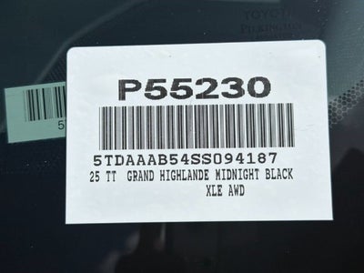 2025 Toyota Grand Highlander XLE