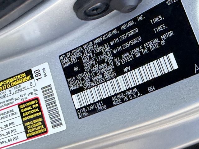 2024 Toyota Sienna Platinum 7 Passenger