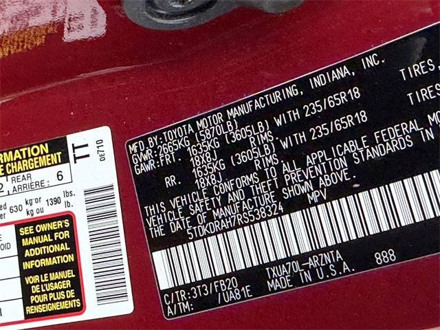 2024 Toyota HIGHLANDER LE