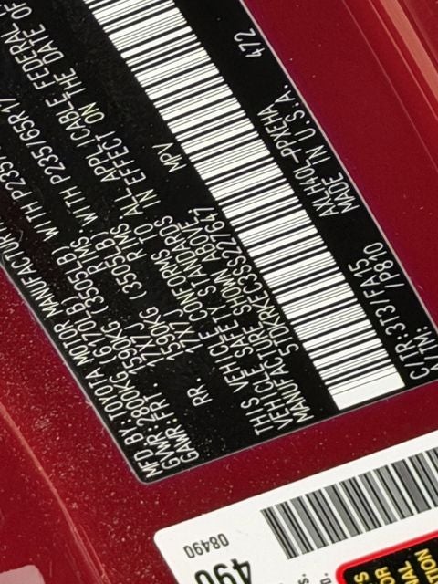 2025 Toyota SIENNA LE LE 8 Passenger