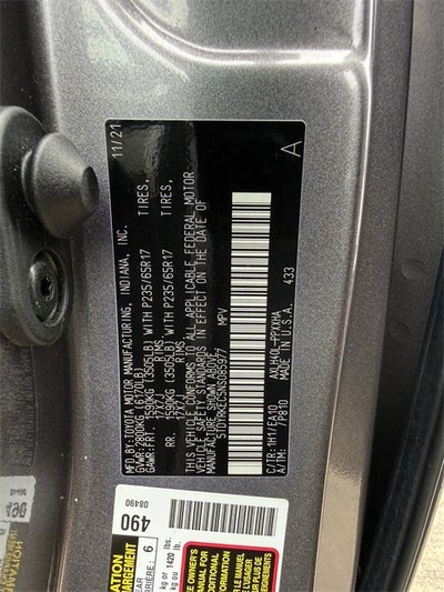 2022 Toyota SIENNA XLE XLE 7 Passenger