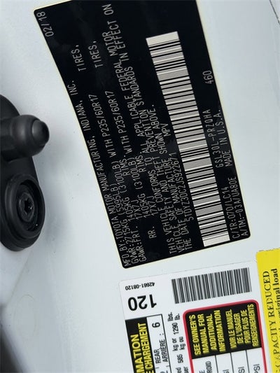 2018 Toyota SIENNA XLE PREM XLE Premium 8 Passenger