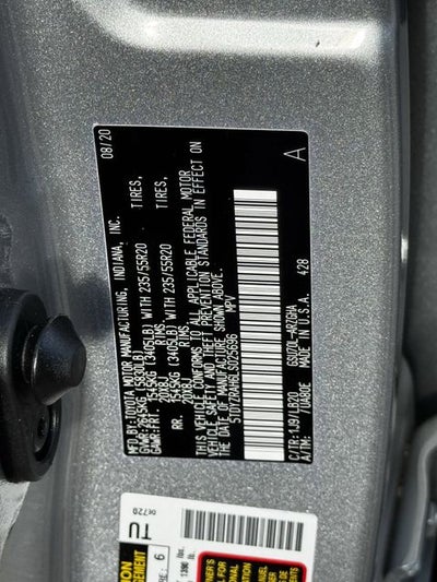2020 Toyota Highlander Limited