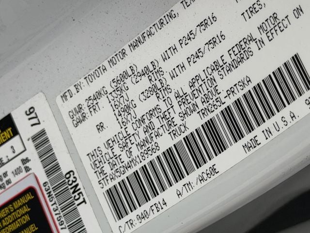 2021 Toyota TACOMA SR SR