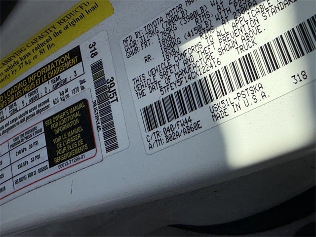 2012 Toyota TUNDRA 4X2 Limited