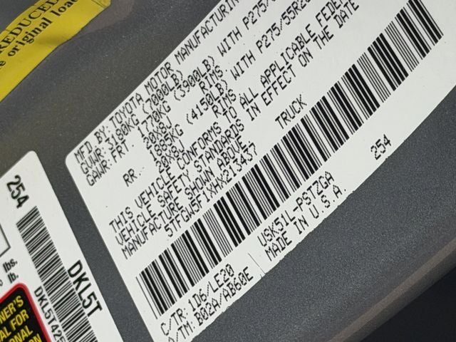 2017 Toyota TUNDRA 4X2 1794