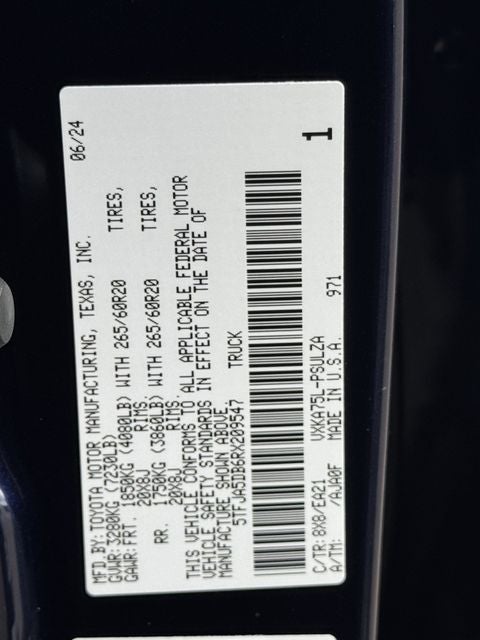 2024 Toyota TUNDRA 4X4 Limited