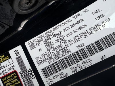 2025 Toyota TUNDRA 4X4 Limited