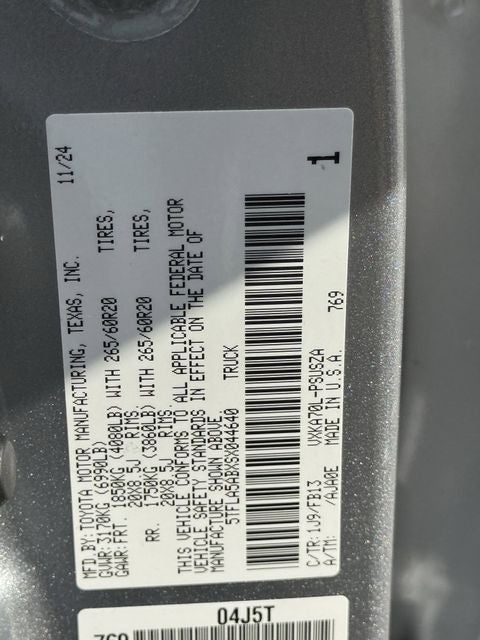 2025 Toyota TUNDRA 4X2 SR5