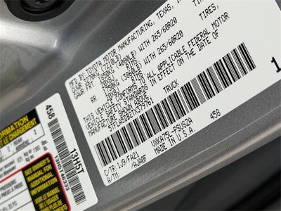 2026 Toyota Tundra SR5