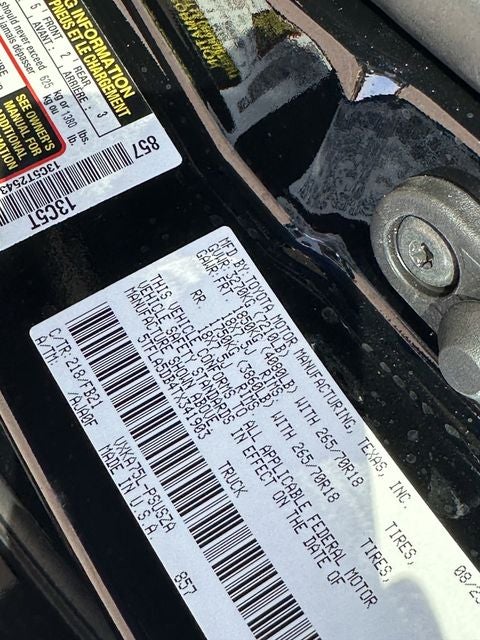 2026 Toyota TUNDRA 4X4 SR5