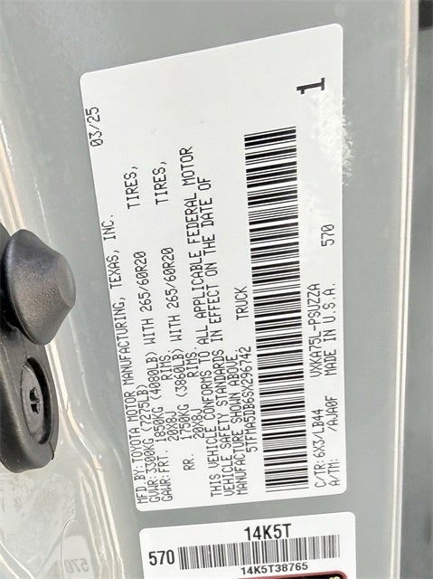 2025 Toyota TUNDRA 4X4 1794