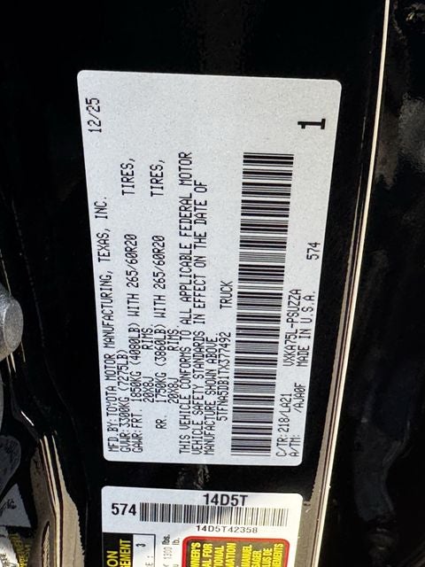 2026 Toyota Tundra Platinum