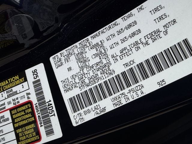 2023 Toyota TUNDRA 4X4 Platinum