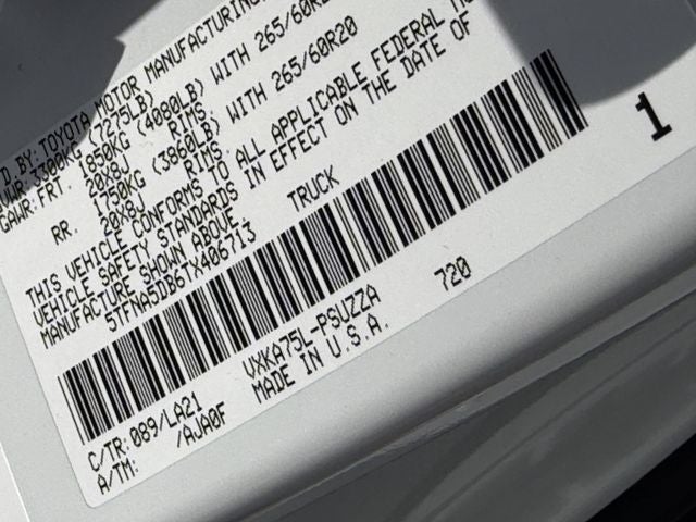 2026 Toyota Tundra Platinum