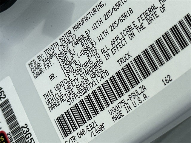 2026 Toyota TUNDRA HV 4X4 TRD Pro