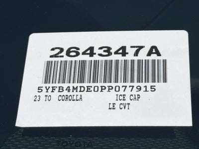 2023 Toyota Corolla LE