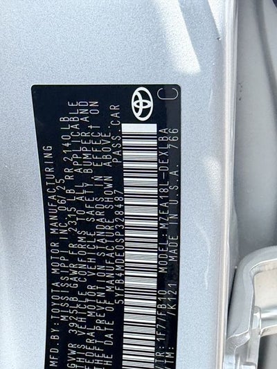 2025 Toyota Corolla LE