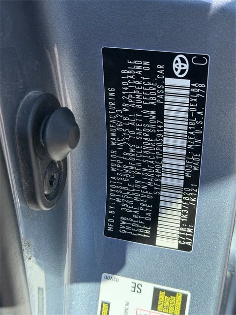 2023 Toyota COROLLA LE