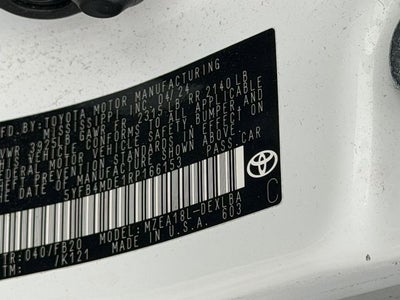 2024 Toyota COROLLA LE