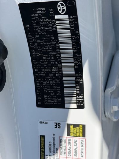 2025 Toyota COROLLA LE